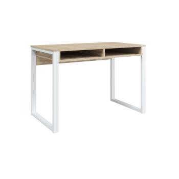 Письменный стол Лунар, дуб сонома/белый
