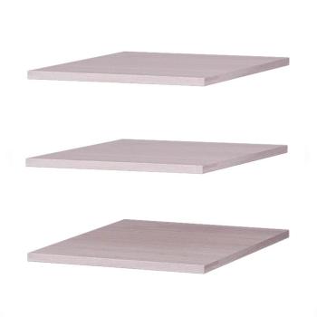 Комплект полок ПЛ-01, ясень белый