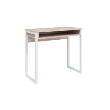 Письменный стол Леонардо, ясень шимо/белый