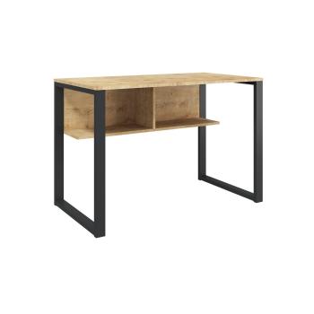 Письменный стол Клио, дуб бунратти/черный