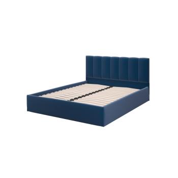 Кровать с ортопедическим основанием Элен 140х200, синий