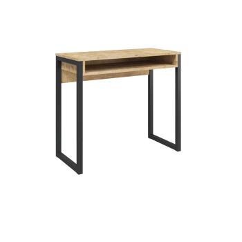 Письменный стол Леонардо, дуб бунратти/черный